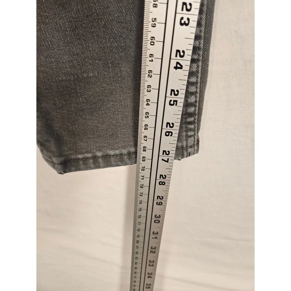 Levis 512 Slim Taper Jeans Mens 30x30 Washed Black Grey Denim 28833-0108